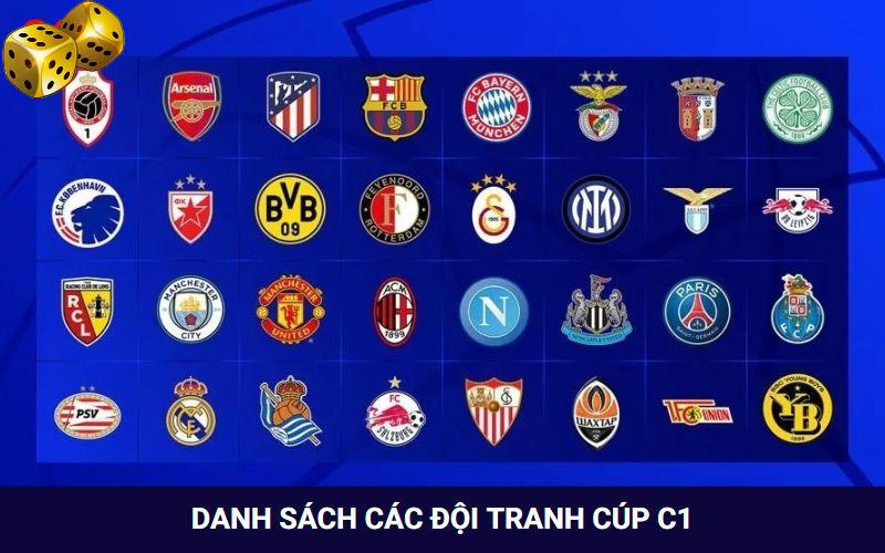 Danh sách các đội bóng nổi tiếng tham gia tranh cúp